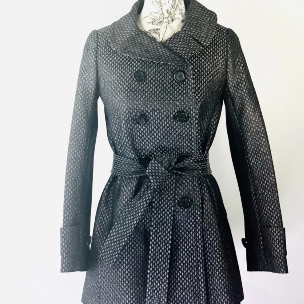Gunmetal Metallic Brocade Tweed Peacoat - J. Crew Collection - Picture 16 of 16